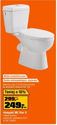 Kompakt WC Kier II promocja w OBI