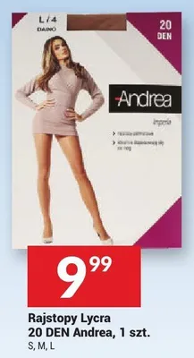 Rajstopy Lycra 20 DEN Andrea promocja w Twój Market
