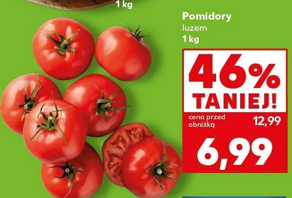 Pomidory luzem Kaufland promocja w Kaufland