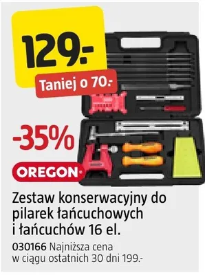 Zestaw konserwacyjny do pilarek łańcuchowych i łańcuchów 16 el. OREGON promocja w Jula