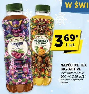 Napój ice tea BIG-ACTIVE Mango Bongo promocja w Euro Sklep