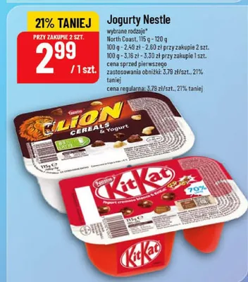 Jogurt Nestle Lion Cereals & Yogurt promocja w POLOmarket