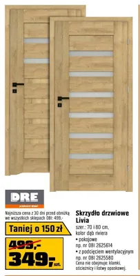 Skrzydło drzwiowe Livia promocja w OBI
