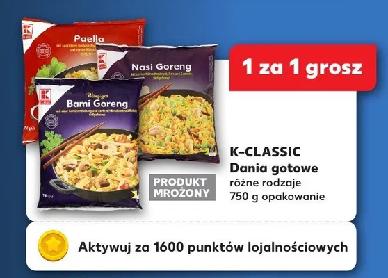 Dania gotowe, różne rodzaje K-Classic promocja w Kaufland