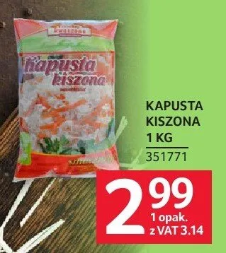 Kapusta kiszona 1kg Selgros promocja w Selgros