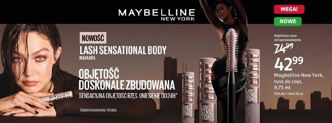 Tusz do rzęs promocja w Rossmann