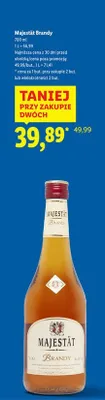 Brandy Majestat 700 ml promocja w Lidl