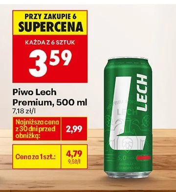 Piwo promocja w Biedronka