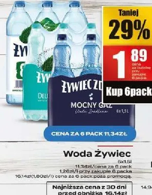Woda Żywiec promocja w Supeco