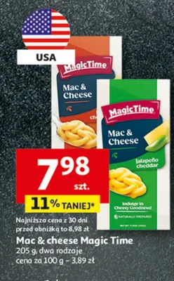 Mac & cheese Magic Time, dwa rodzaje promocja w Auchan