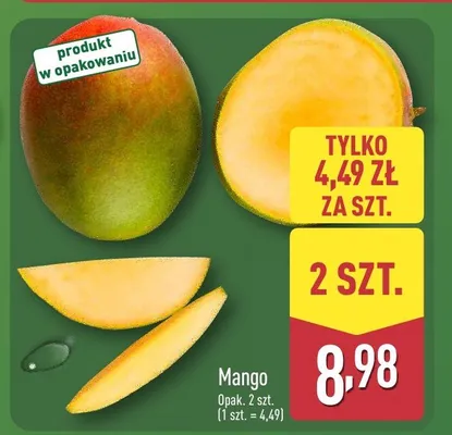 Mango 2 szt. Aldi promocja w Aldi