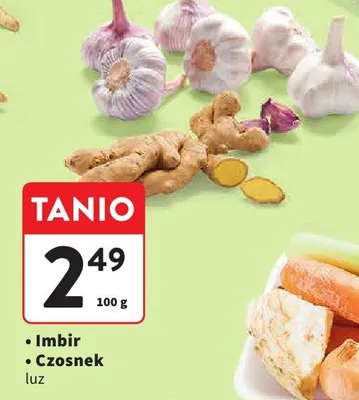 Czosnek promocja w Intermarche