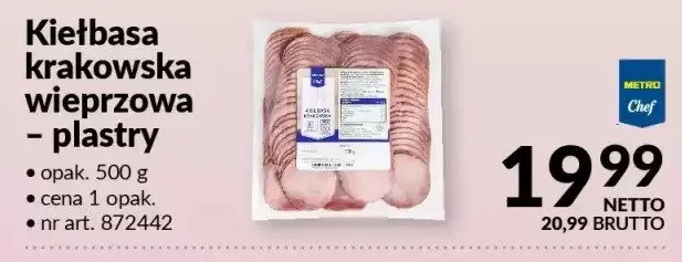 Kiełbasa promocja w Makro