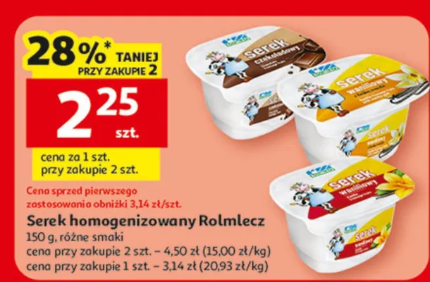 Serek homogenizowany Rolmlecz promocja