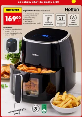 Frytownica beztłuszczowa promocja w Biedronka