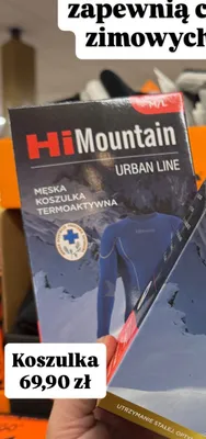 Odzież termoaktywna Urban Line męska koszulka  promocja w Biedronka