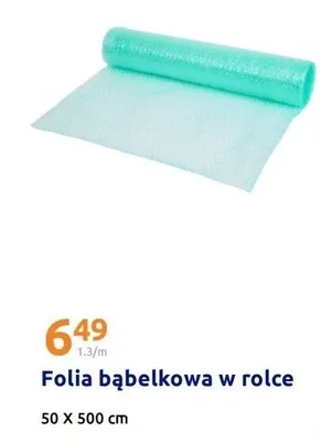 Folia bąbelkowa w rolce 50x500 cm promocja w Action
