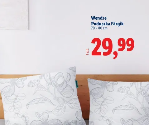 Poduszka Färgik 70 × 80 cm promocja w Lidl