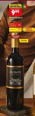 Wino Monte da Serra półwytrawne czerwone 750 ml promocja w Biedronka