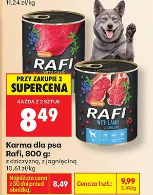 Karma dla psa, 800 g promocja w Biedronka
