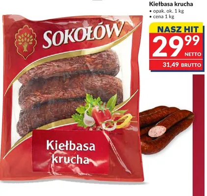 Kiełbasa krucha Haga promocja w Makro