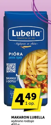 Makaron Lubella Pióra penne rigate promocja w Groszek