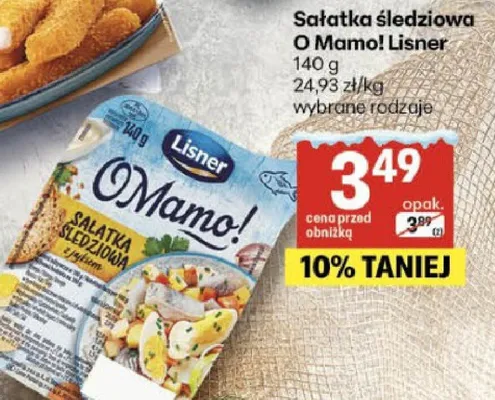 Sałatka śledziowa promocja w Delikatesy Centrum