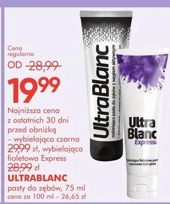Pasty do zębów ULTRABLANC, 75 ml promocja w Super-Pharm