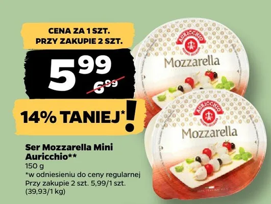 Ser Mozzarella Mini promocja w Netto