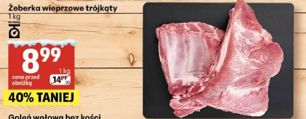 Goleń wołowa bez kości Delikatesy Centrum promocja w Delikatesy Centrum