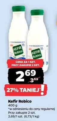 Kefir Robico promocja w Netto