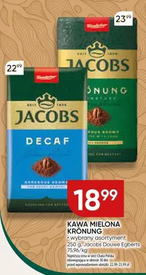 Kawa mielona Krönung Jacobs promocja