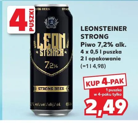 Piwo promocja w Kaufland