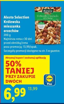 Królewska mieszanka orzechów 200 g promocja w Lidl