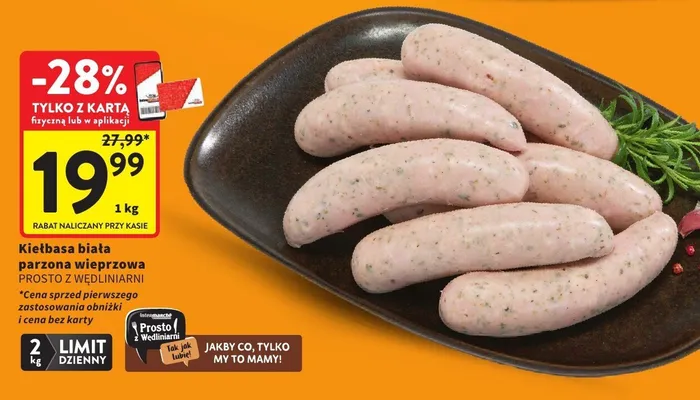 Kiełbasa promocja w Intermarche