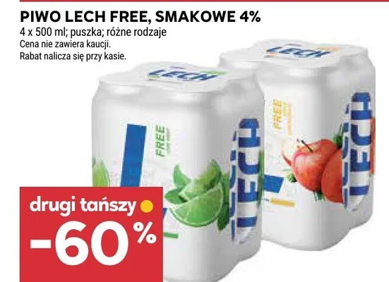 Piwo Lech free promocja w Stokrotka