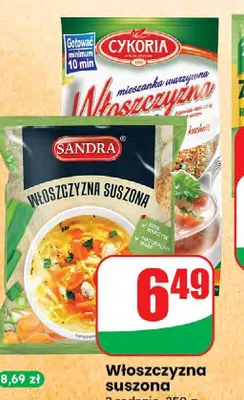 Włoszczyzna suszona  promocja w Dino