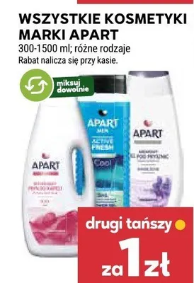 Wszystkie kosmetyki marki Apart promocja w Stokrotka