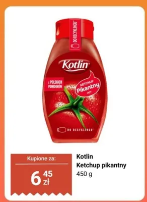 Ketchup pikantny promocja w Biedronka