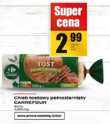 Chleb tostowy promocja w Supeco