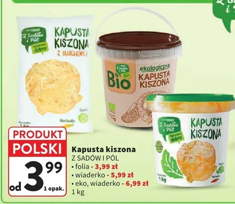 Eko kapusta kiszona doypack Intermarche promocja w Intermarche