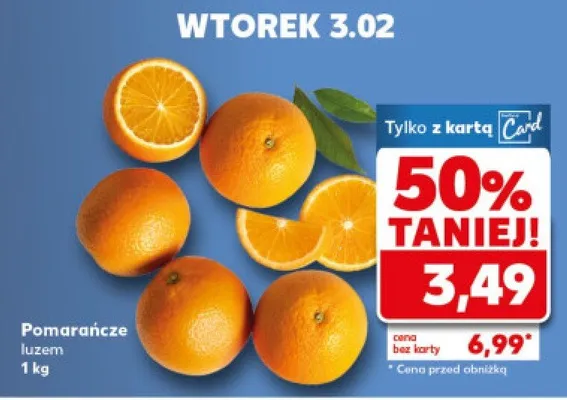 Pomarańcze promocja w Kaufland