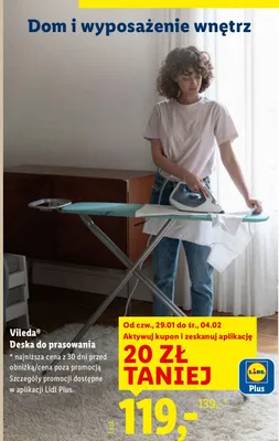 Deska do prasowania  promocja w Lidl