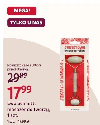 Jadeitowy masażer do twarzy, 1 szt. Ewa Schmitt promocja w Rossmann