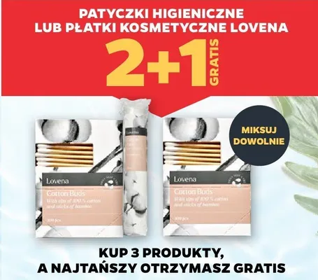 Patyczki higieniczne Lovena promocja w Netto