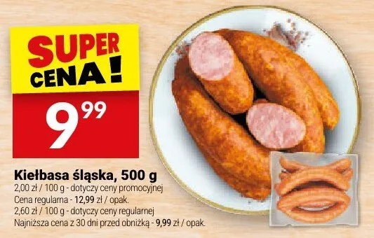Kiełbasa śląska promocja w Twój Market