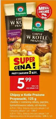 Chipsy w Kotle Prażone Przysnacki, 125 g promocja w Twój Market