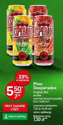 Piwo Desperados Red puszka promocja w Żabka