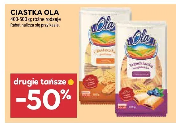 Ciastka Ola promocja w Stokrotka
