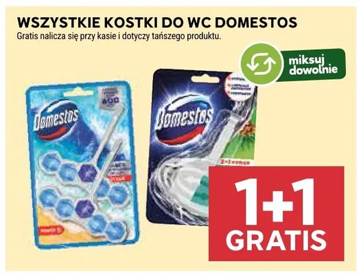 Kostki do WC Domestos promocja w Stokrotka